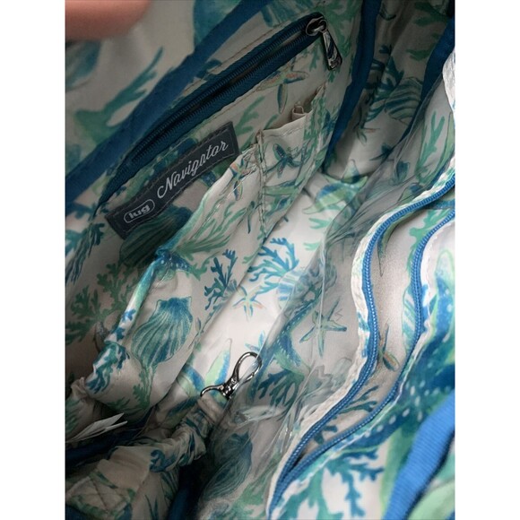 Lug Navigator Bag Teal Gently Used Condition - Picture 8 of 14
